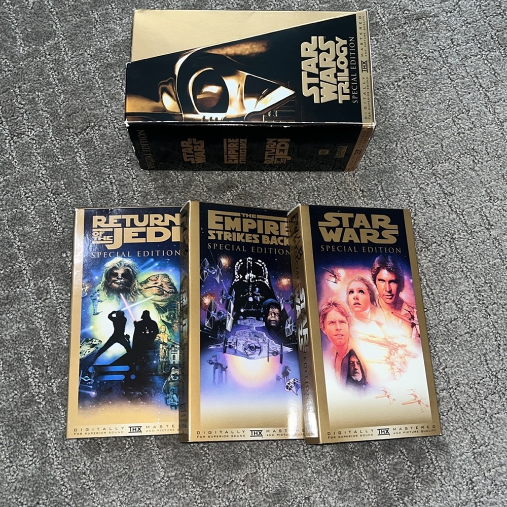 STAR-WARS ORIGINAL Trilogy Special Edition VCRs